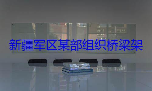 图部组织桥梁新疆军区某架设训练